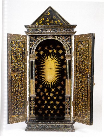 Namban Christian Portable Shrine by Japanese School