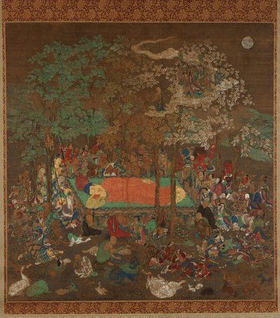 Nirvana of the Buddha by Japanese School