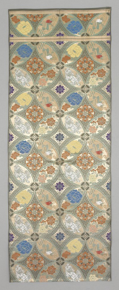 Obi Fragment, late 19th-early 20th Century by Japanese School
