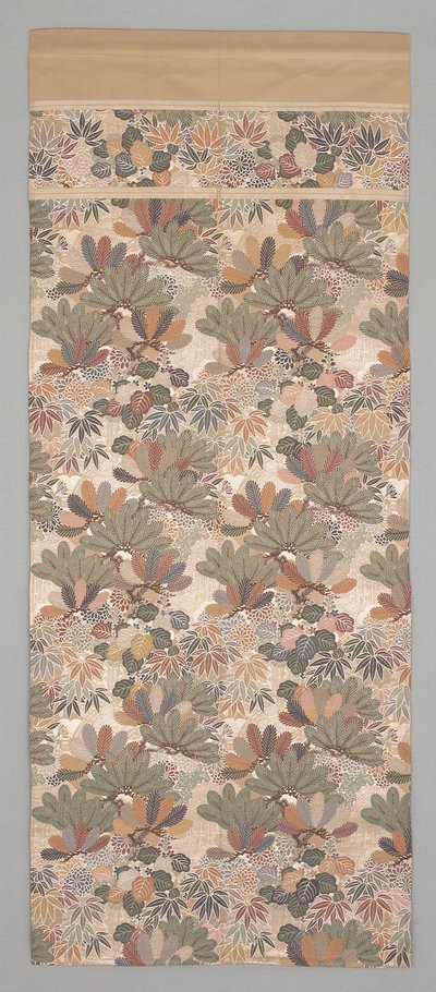 Obi Fragment, late 19th-early 20th century by Japanese School