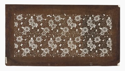Paper Stencil (Katagami), Late 19th Century by Japanese School