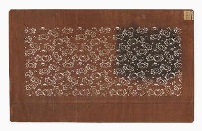 Paper stencil (katagami) by Japanese School