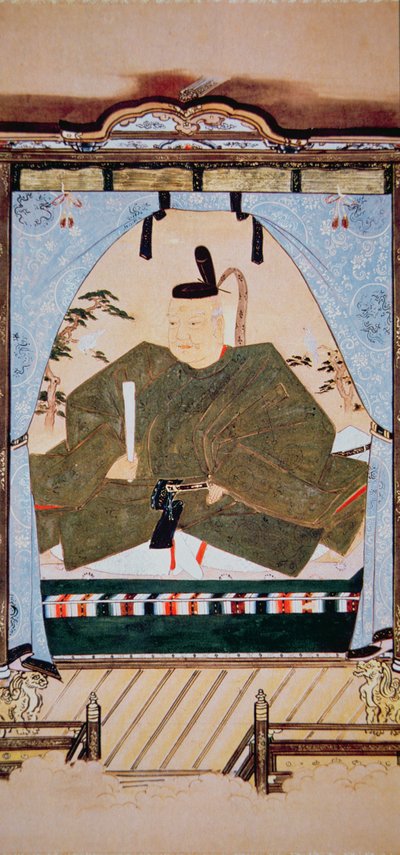 Portrait of Shogun Tokugawa Ieyasu in court dress by Japanese School