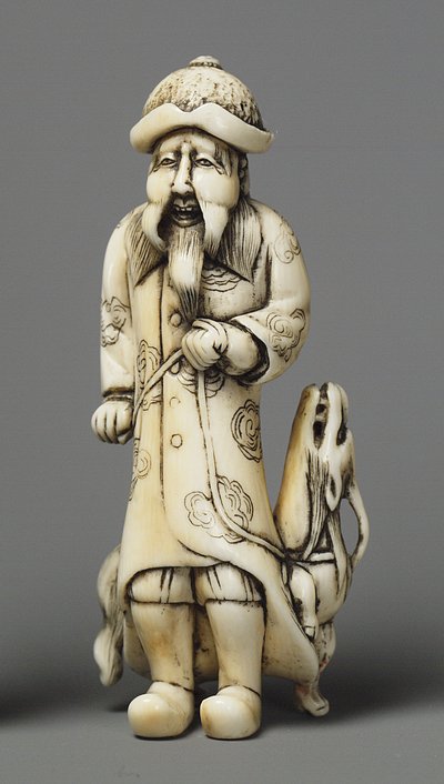 Portuguese with Kylin, Early 19th Century by Japanese School