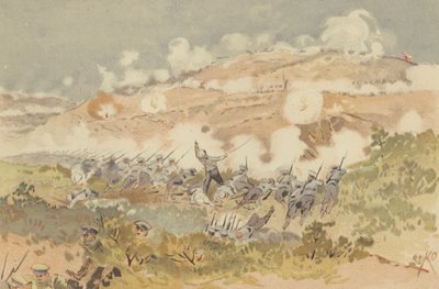 Russian Counter-attack on our Position at Chien-shan by Japanese School