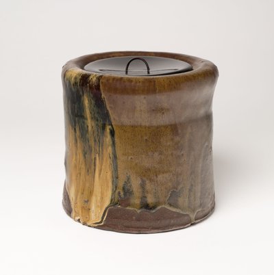 Satsuma-Ware Water Jar by Japanese School