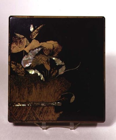 Screen, Inlaid with Mother of Pearl, Japanese by Japanese School