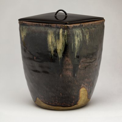 Takatori-Ware Water Jar by Japanese School