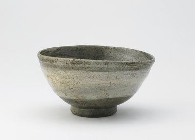 Tea bowl, hakeme type, Edo period, 18th-mid 19th century by Japanese School