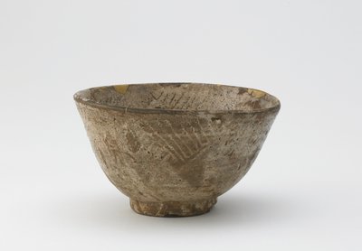 Tea bowl in hori-mishima style, Edo period, late 17th-18th century by Japanese School