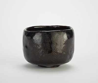 Tea Bowl with Design of Seedling Pines, Named 