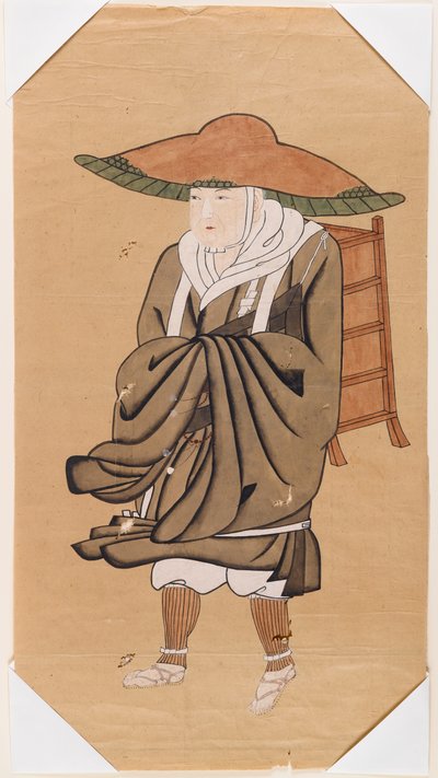 The Chinese Buddhist Pilgrim Hsuan-Tsang by Japanese School