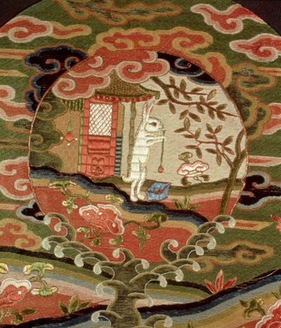 The Tortoise and the Hare (detail) by Japanese School