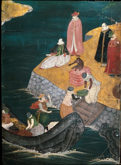 The Barkment of Foodstuffs (detail) by Japanese School