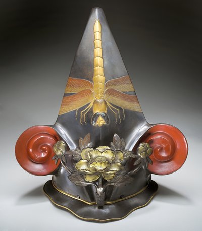Theatrical helmet for the Kabuki Theatre by Japanese School