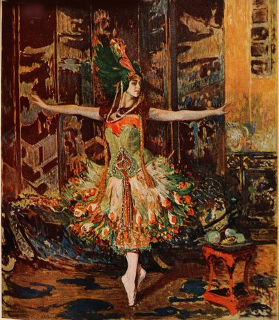 Tamara Karsavina. Cover of the Jugend Magazine by Jaques Èmile Blanche