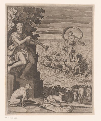 Triumph of Venus with Polyphemus on the Shore by Jaspar de Isaac