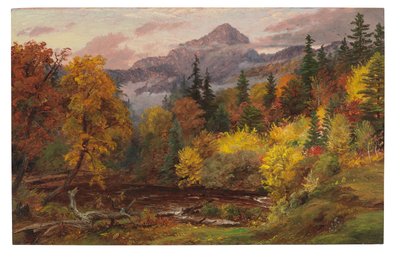 Autumn Foliage in the White Mountains (Mount Chocorua) by Jasper Francis Cropsey
