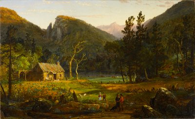 Eagle Cliff, Franconia Notch, New Hampshire by Jasper Francis Cropsey