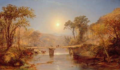 Indian Summer on the Delaware River by Jasper Francis Cropsey