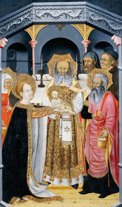 Presentation of Jesus at the Temple, altarpiece from Verdu by Jaume Ferrer