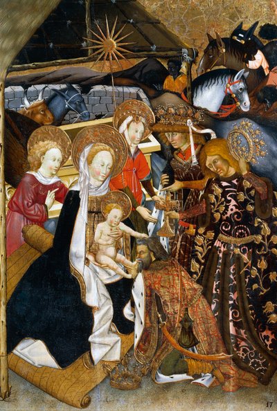 The Adoration of the Magi, altarpiece from Verdu by Jaume Ferrer