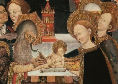 The Circumcision of the Lord (detail) by Jaume Ferrer