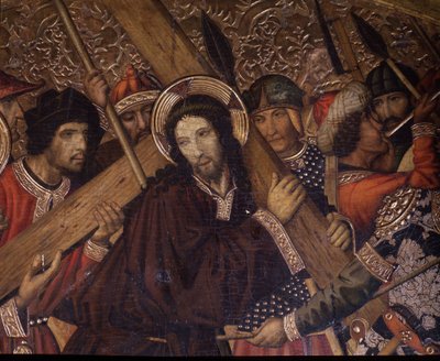 Road to Calvary (detail) by Jaume Huguet