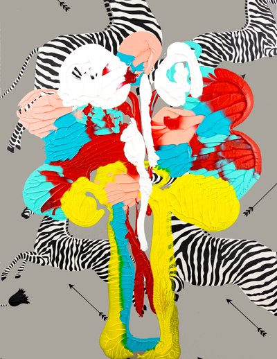 Fleur De Sel No. 31 Yellow Vase by Jay Batlle