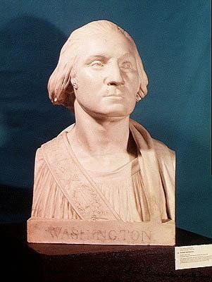 Bust of George Washington by Jean Antoine Houdon