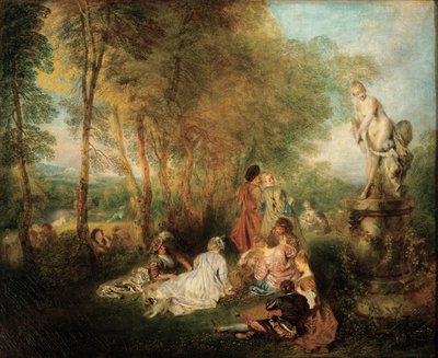 The Feast of Love by Jean-Antoine Watteau