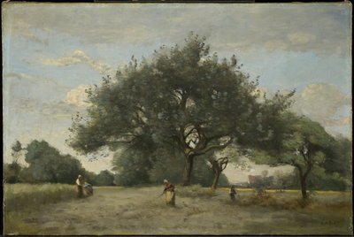 Apple Trees in a Field by Jean-Baptiste-Camille Corot