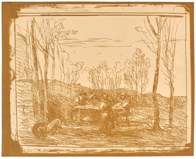 Lunch in the Clearing by Jean-Baptiste-Camille Corot