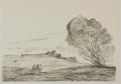 The Isolated Fort by Jean-Baptiste-Camille Corot