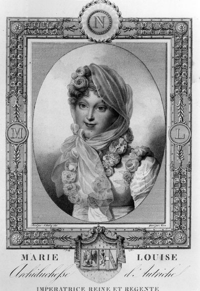 Marie-Louise of Austria, 2nd Wife of Napoleon I, Imperator of France by Jean Baptiste (after) Isabey