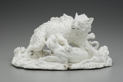 The Wolf Hunt by Jean Baptiste (after) Oudry