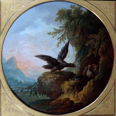 The Eagle and the Owl by Jean Baptiste Claudot