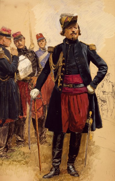 Commander of the French Troops in the Crimea by Jean Baptiste Edouard Detaille