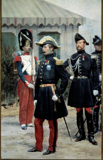 Portrait of Emperor Napoleon III by Jean Baptiste Edouard Detaille