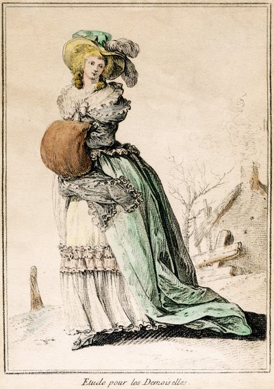 Study for the Young Ladies by Jean-Baptiste Huet