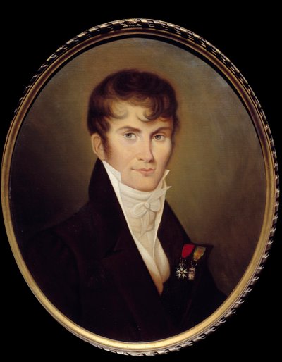 Portrait of Claude Francis, Baron de Meneval, Secretary of Napoleon Bonaparte by Jean Baptiste Isabey