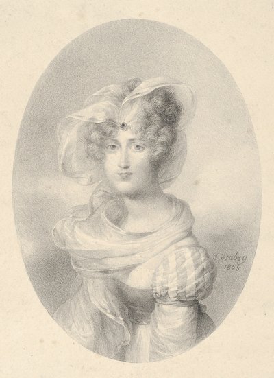 Portrait of Madame Ditte-Harmite by Jean-Baptiste Isabey