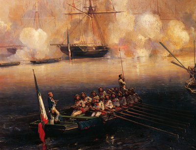 Queen Victoria of United Kingdom visiting Treport, September 3 by Jean Baptiste Isabey