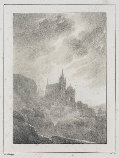 The Cathedral by Jean-Baptiste Isabey