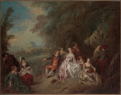 Rustic Concert by Jean-Baptiste Joseph Pater