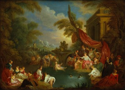 The Bathers by Jean Baptiste Joseph Pater