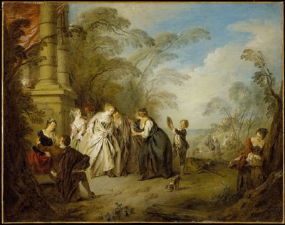 The Fortune Teller by Jean-Baptiste Joseph Pater