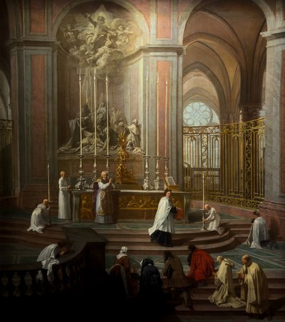 The mass of Canon Antoine de La Porte around 1710 by Jean Baptiste Jouvenet