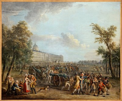 Pillage of Arms at the Invalides by Jean Baptiste Lallemand