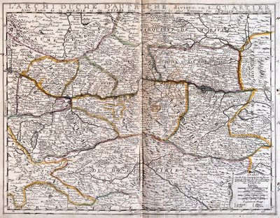 Austria (State: Upper Austria, Lower Austria, Burgenland), Czech Republic (south Bohemia and Moravia) by Jean-Baptiste Nolin